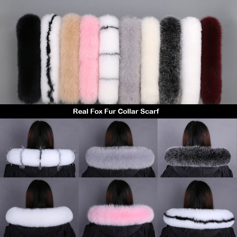 Winter Clothing Design - Sciarpa di pelliccia di volpe naturale