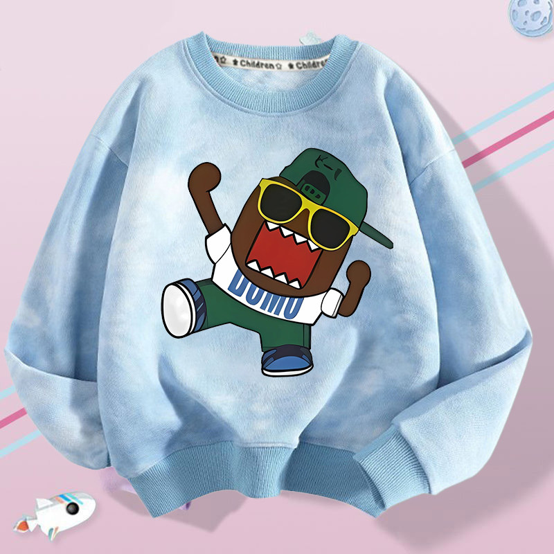 Winter Clothing Boys - Felpa girocollo per bambini Domo Kun