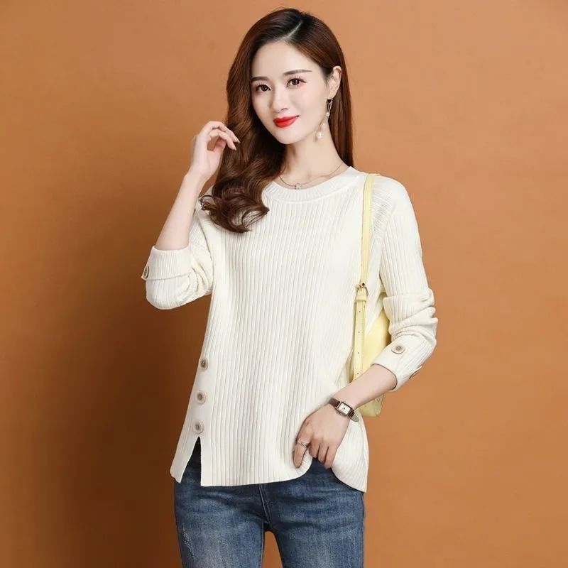 Winter Clothing Sale Women - Pullover da donna bianchi Harajuku stile