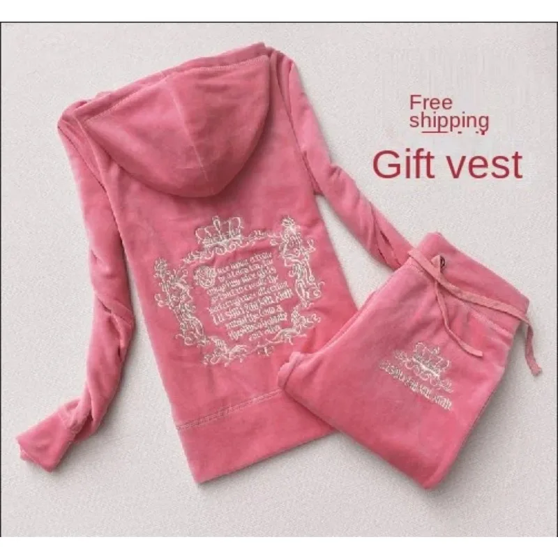 Y2K Winter Clothing - JC tuta da donna in velluto