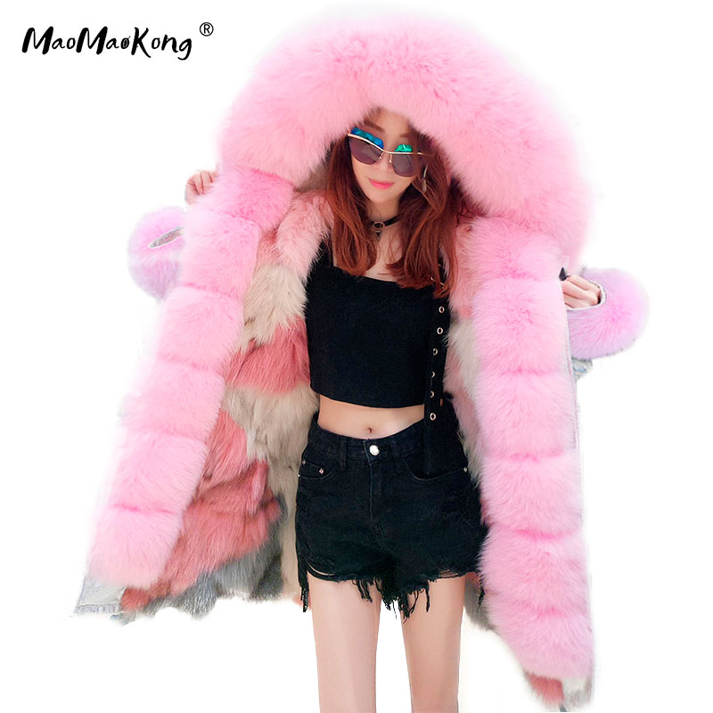 Winter Clothing Brand - MAOMAOKONG marca lunga giacca invernale donna