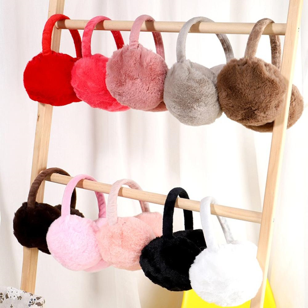 Ear Muff Foldable - Paraorecchie invernali soffici donna uomo Faux