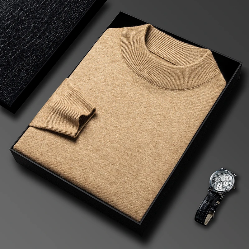 Winter Clothing Brand - Maglione di maglieria a mezzo collo