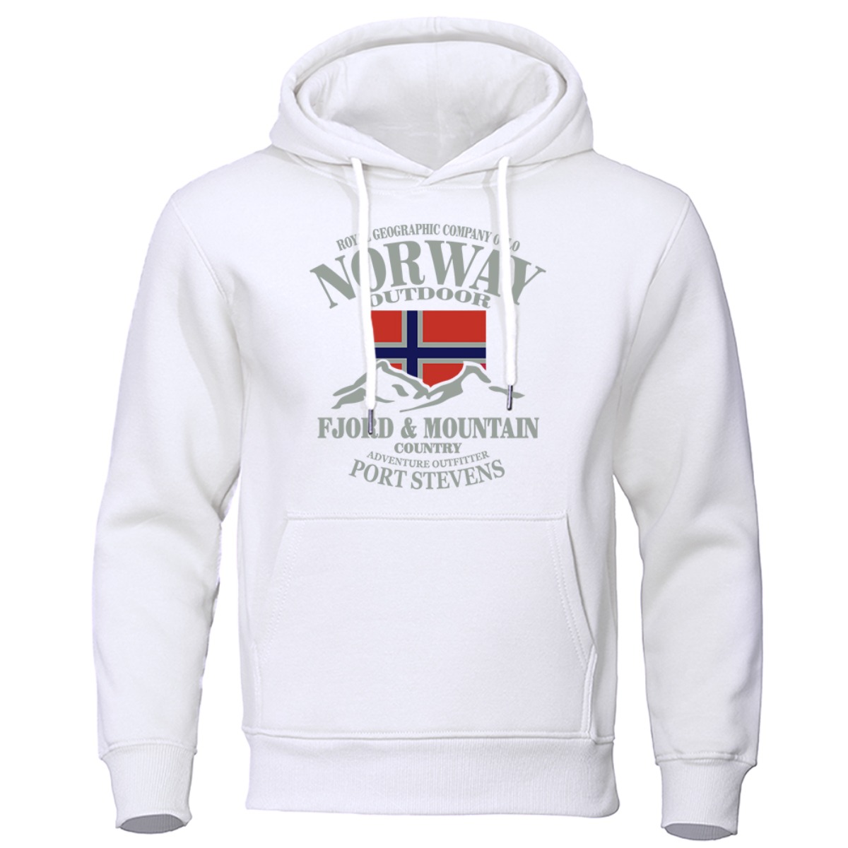 Winter Clothing Norway - Felpe con cappuccio oversize casual da