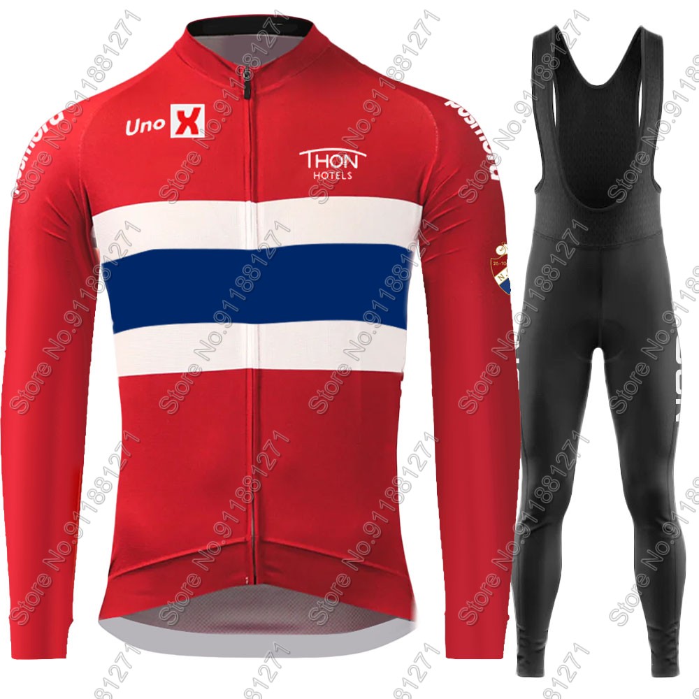 Winter Clothing Norway - Maglia da ciclismo della squadra nazionale
