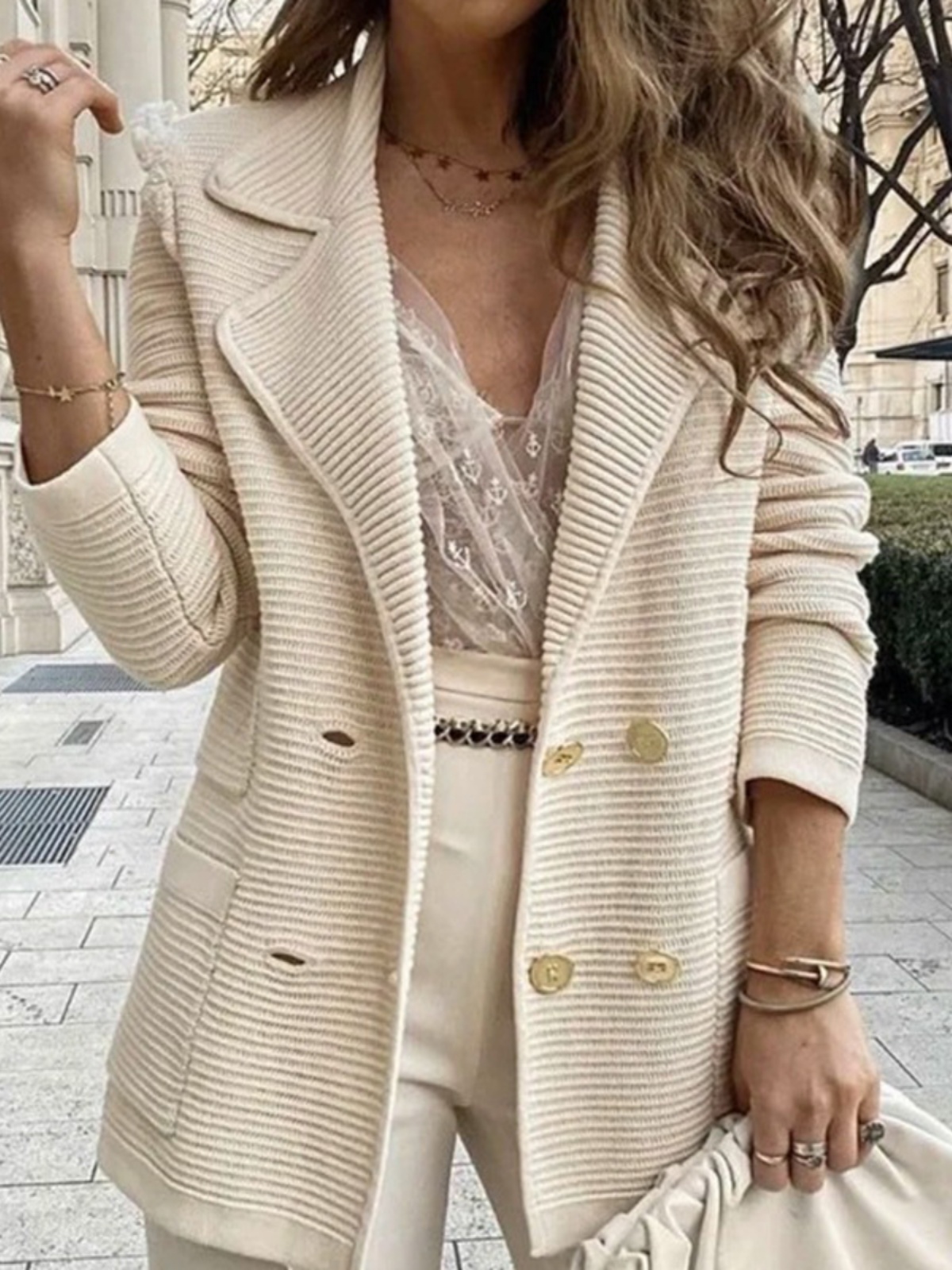 Winter Clothing Brand - Giacca Corta Chic a Maniche Lunghe