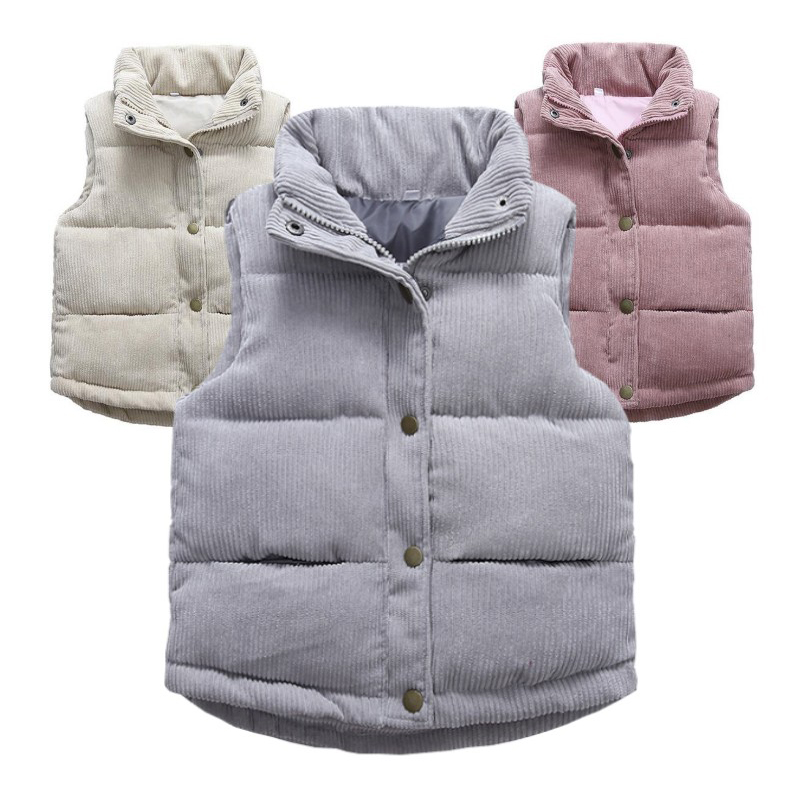 Winter Clothing Boys - Bambini ragazzi ragazze gilet di velluto