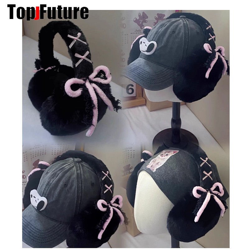Ear Muff Foldable - Harajuku Y2k Carino Dolce Lolita Arco