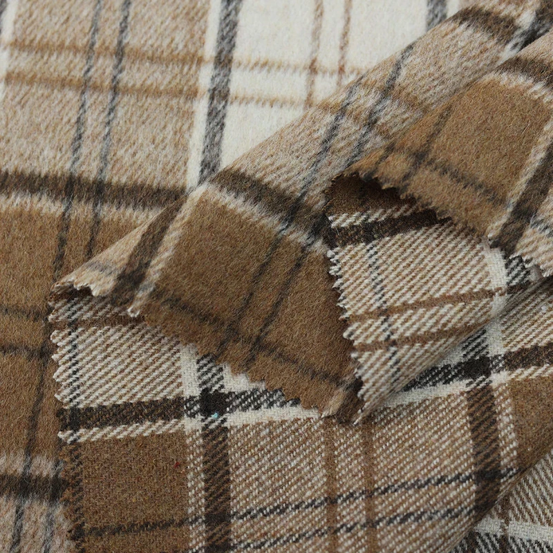 Winter Clothing Material - Tessuto in Lana Vintage a Quadri