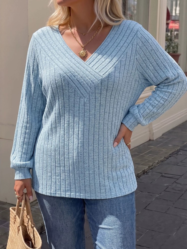 Winter Clothing Plus Size - Maglione Oversize da Donna L-3XL, Casual,