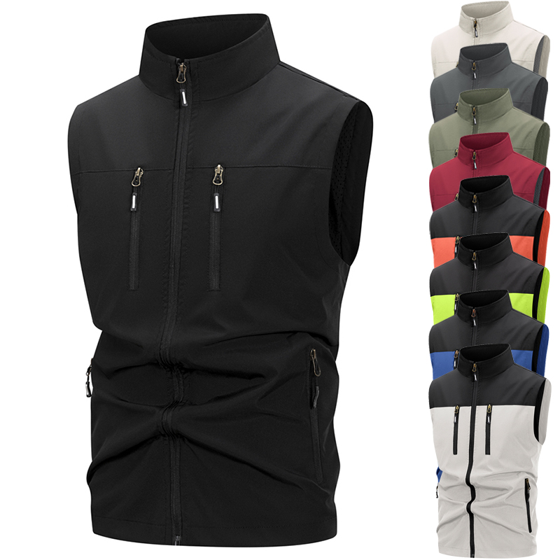Winter Clothing Design - Gilet softshell leggero da uomo con