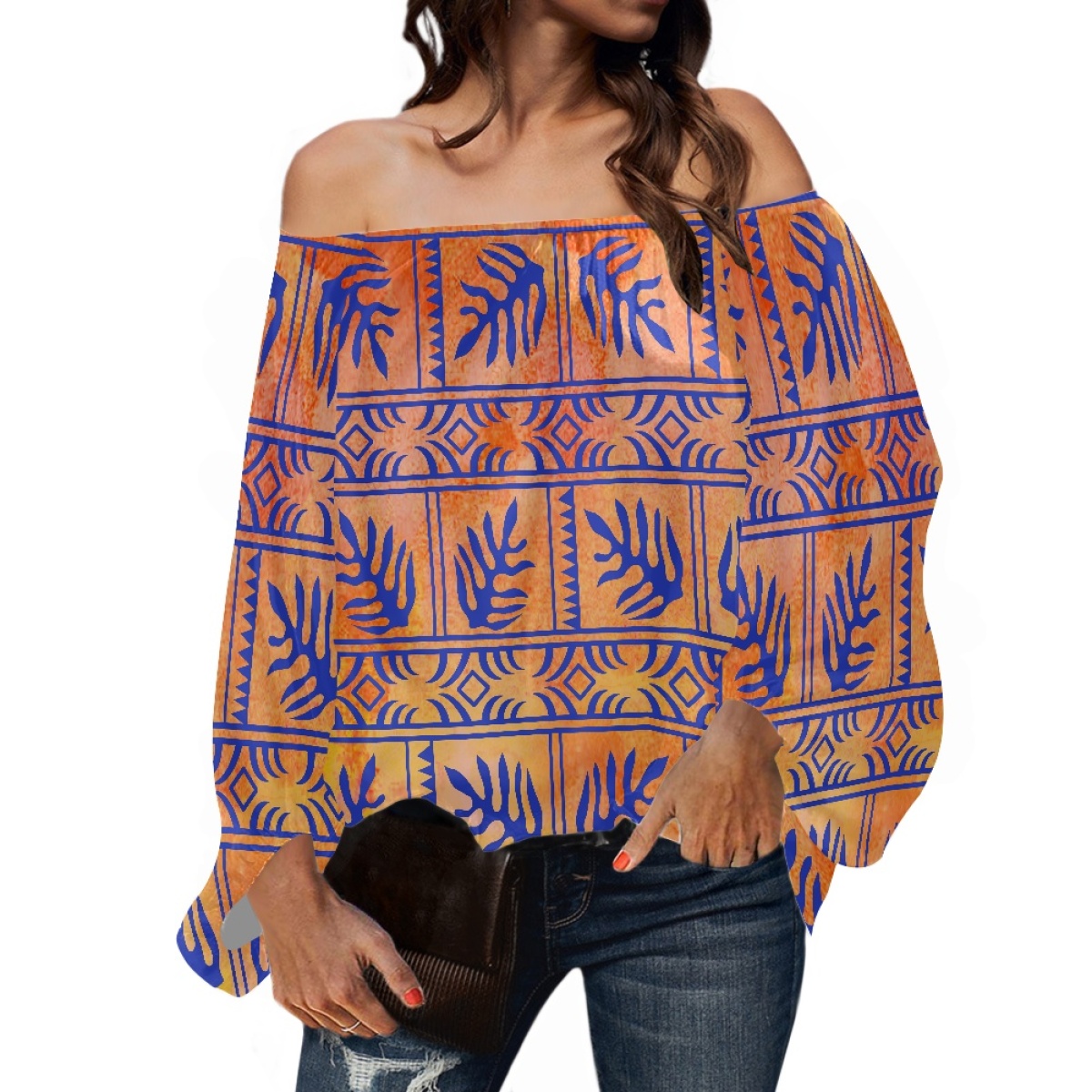 Winter Clothing Ladies - Abbigliamento Tribale Polinesiano, Camicetta Elegante in