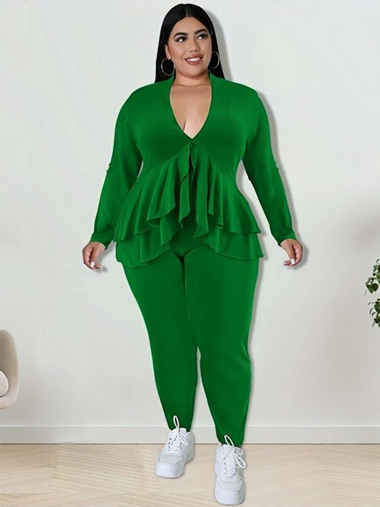 Winter Clothing Plus Size - Plus Size abbigliamento donna pantaloni Chic