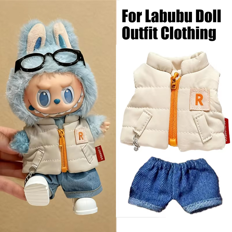 Winter Clothing Items - Per 15 17 centimetri Labubu Doll