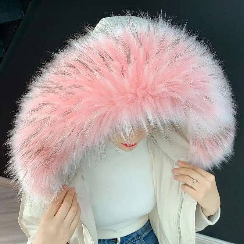 Winter Clothing Design - Collo in pelliccia sintetica staccabile Sciarpa