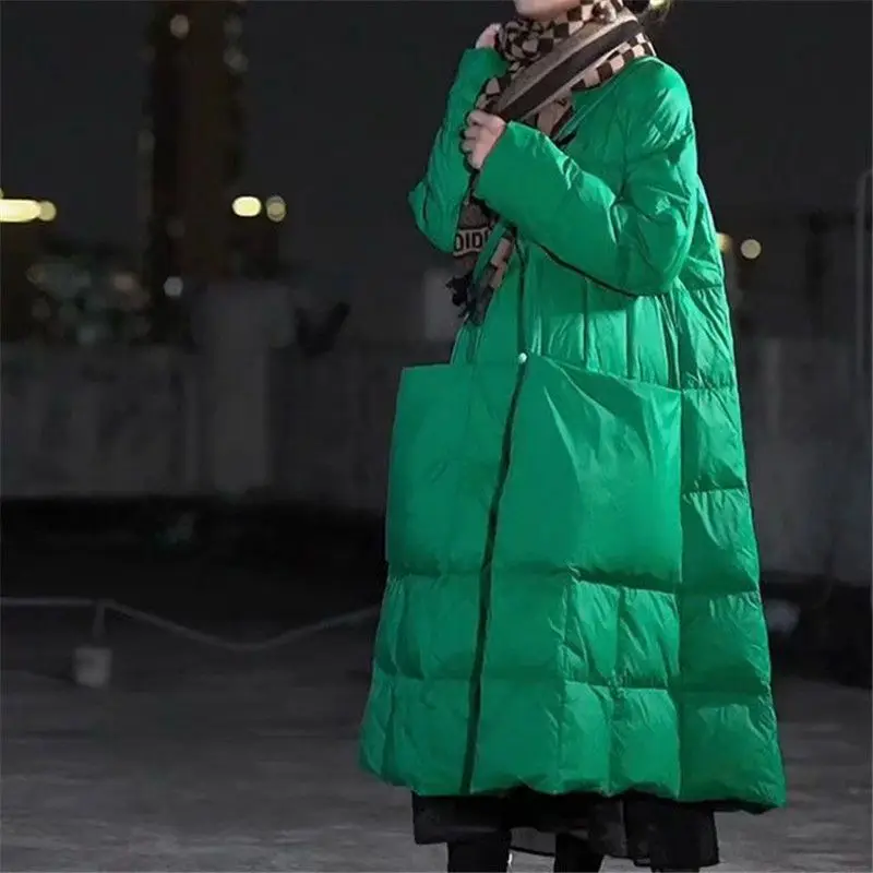 Winter Clothing Brand - Piumino lungo Oversize tasche grandi cappotti