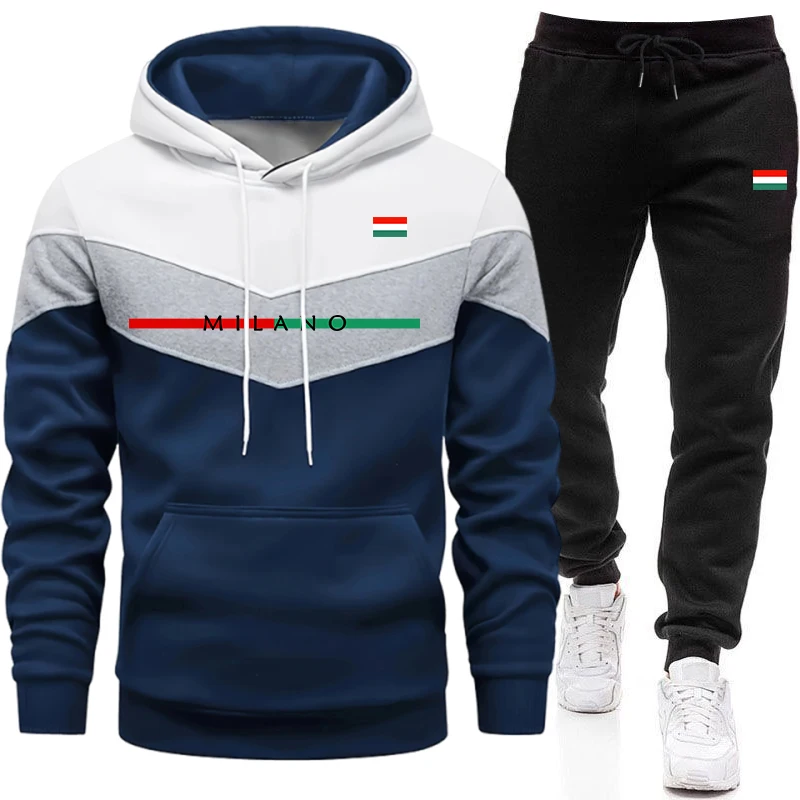 Winter Clothing Color - Tuta di Qualità per Uomo, Felpa