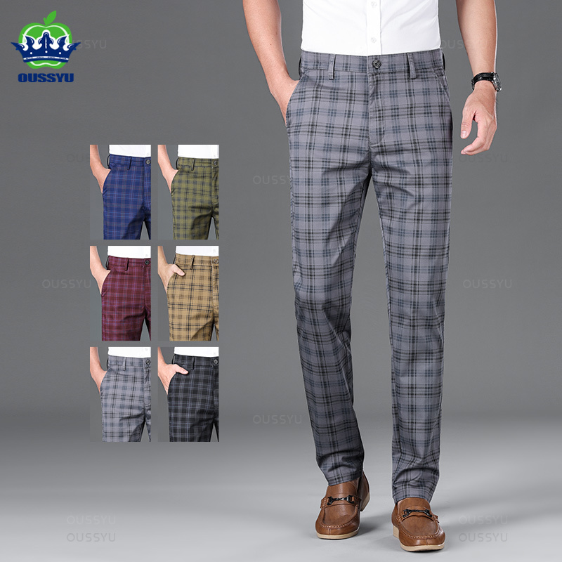 Winter Clothing Brand - OUSSYU Marchio di abbigliamento Pantaloni scozzesi