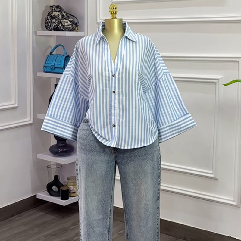 Y2K Winter Clothing - Camicette Camicia da donna Colletto rovesciato