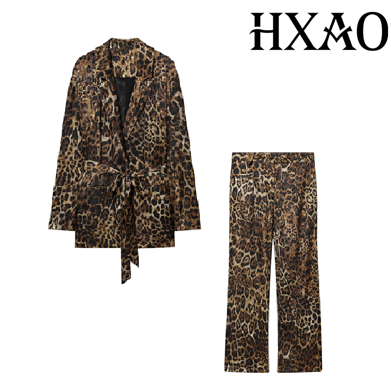 HXAO Set di pantaloni leoparda - Winter Clothing Color recensione e prezzo