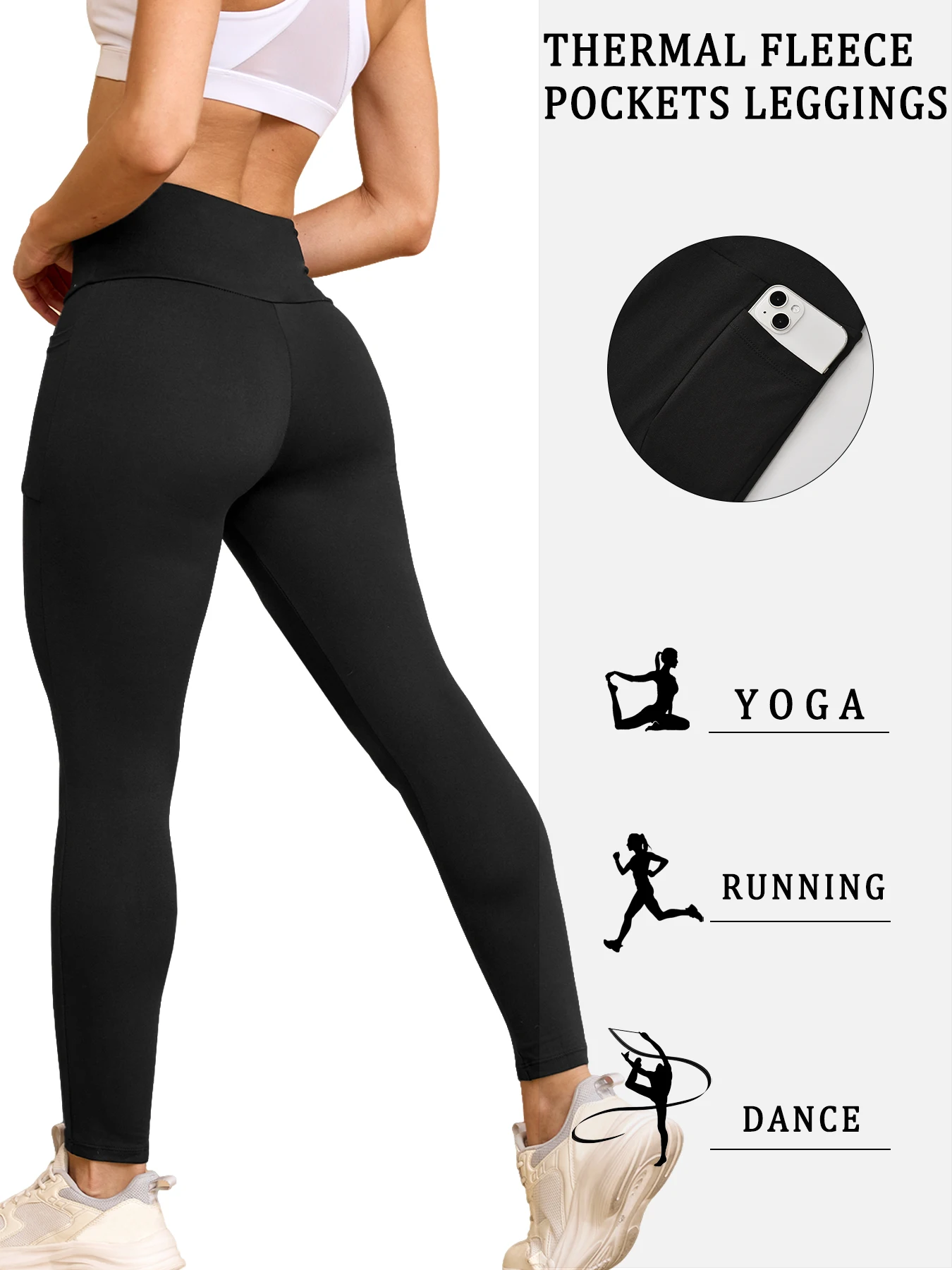 Leggings Termici da Donna con  - Winter Yoga Clothing recensione e prezzo