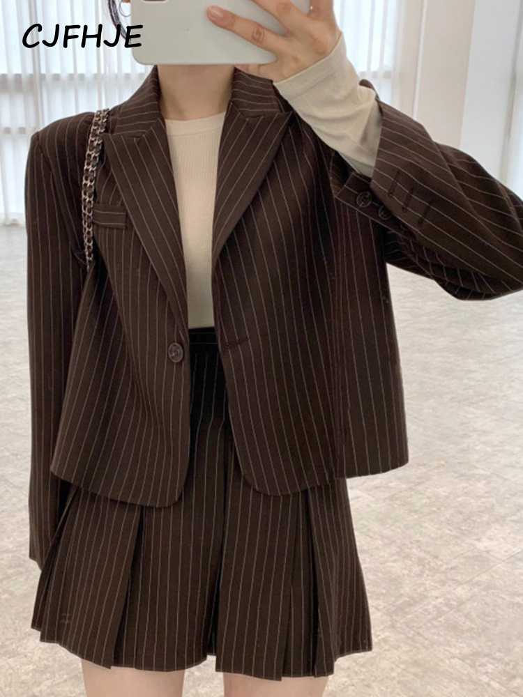 CJFHJE Fashion Stripe Blazer d - Winter Clothing Color recensione e prezzo