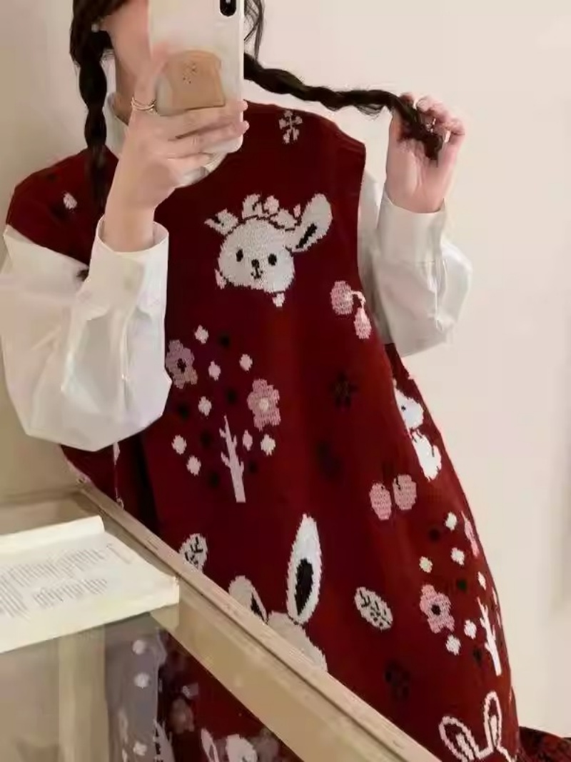 Abito gilet maglione pigro car - Winter Clothing Trends 2025 Women'S recensione e prezzo