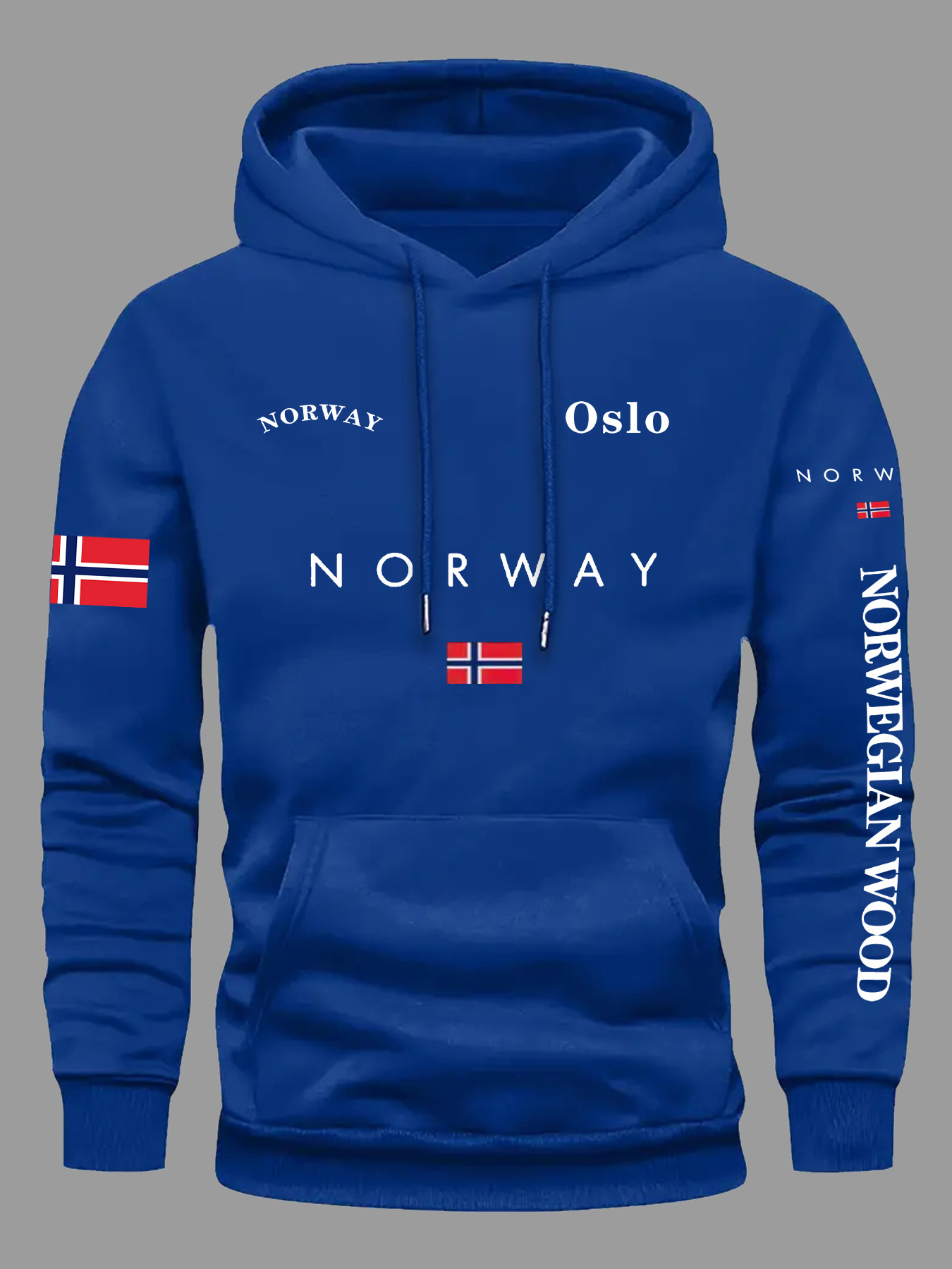 Felpe con Cappuccio Bandiera N - Winter Clothing Norway recensione e prezzo