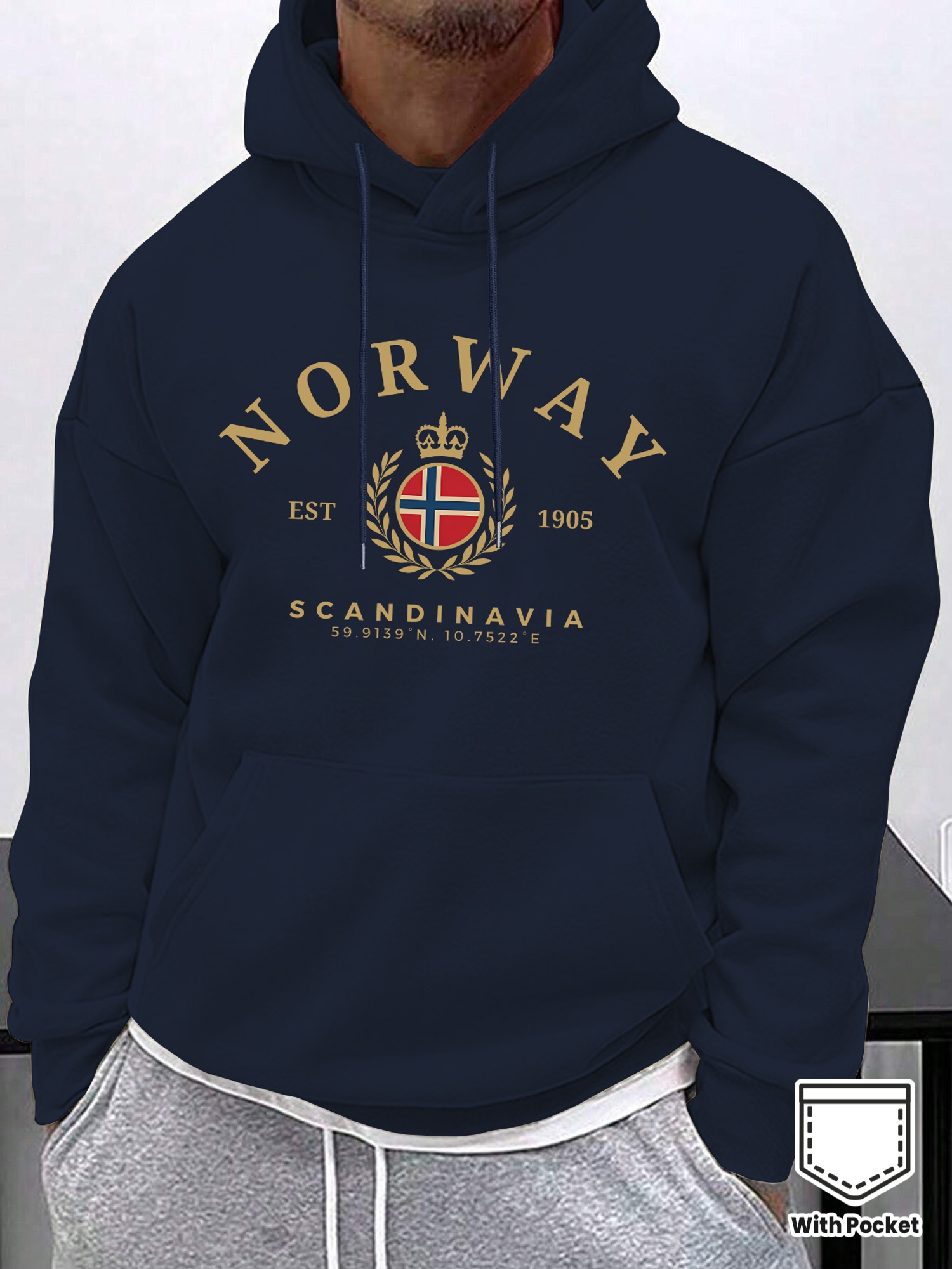 Felpa con Cappuccio NORWAY SCA - Winter Clothing Norway recensione e prezzo