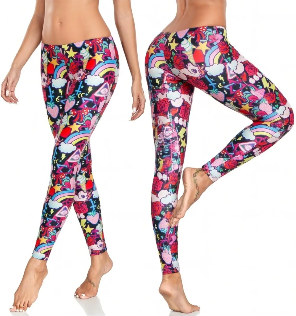 Leggings da donna con stampa a - Winter Yoga Clothing recensione e prezzo