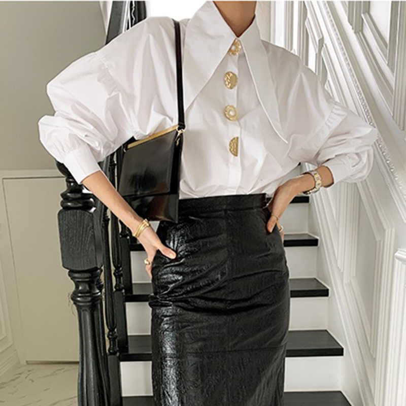 Camicie da donna bianche elega - Y2K Winter Clothing recensione e prezzo