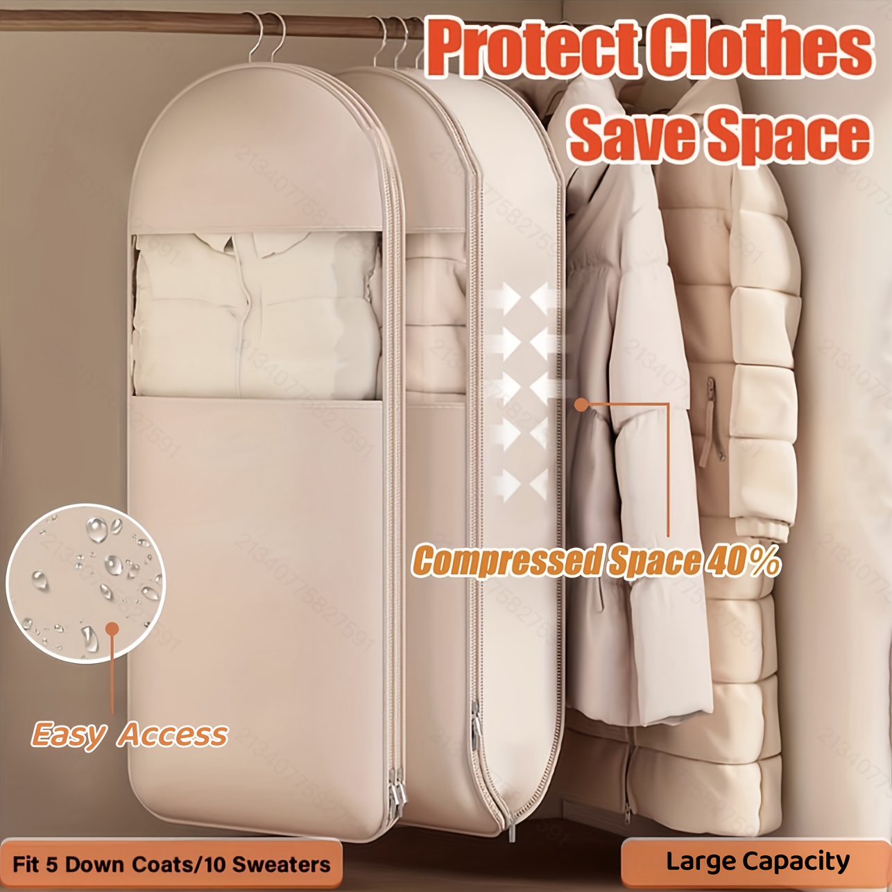 Borsa sospesa a compressione b - Winter Clothing Storage recensione e prezzo