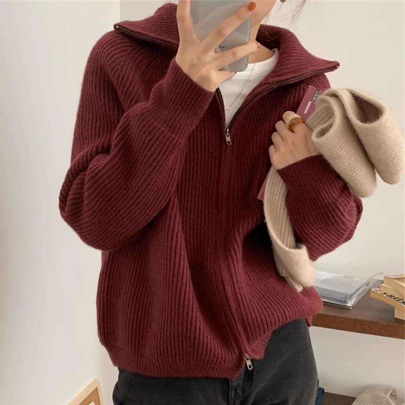 Cardigan da Donna con Cerniera - Winter Clothing Sale Women recensione e prezzo