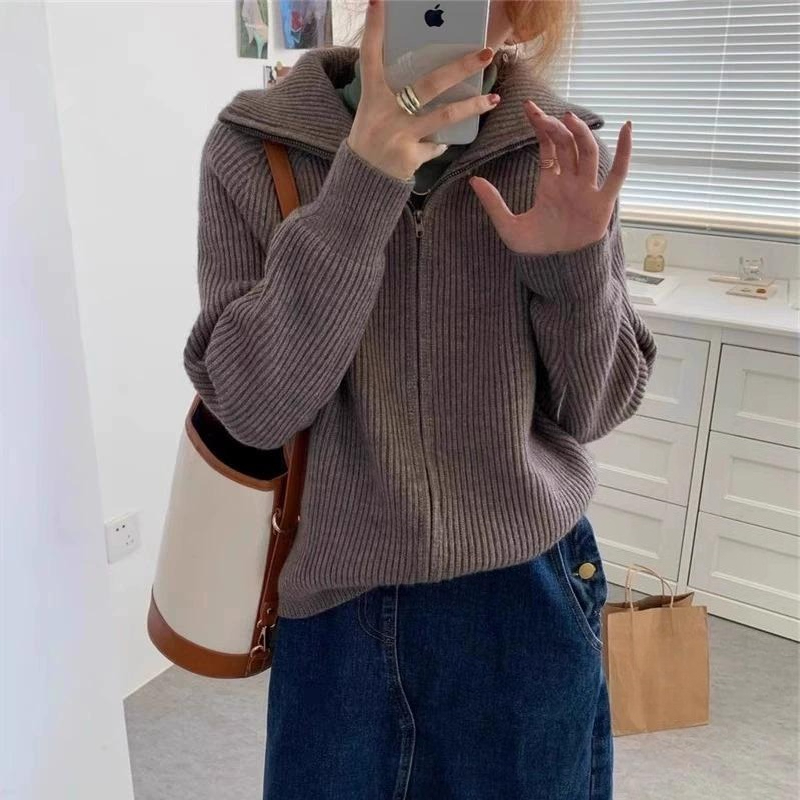 Cardigan da Donna con Cerniera - Winter Clothing Sale Women recensione e prezzo